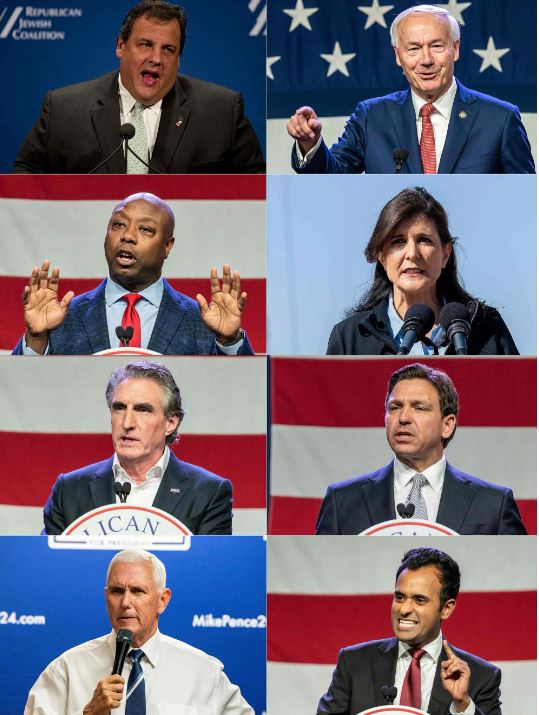 Bầu cử Mỹ 2024: Bắt đầu cuộc tranh luận giữa các ứng cử viên đảng Cộng hòa